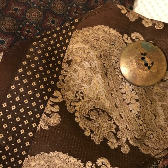 Vintage Clutch made from Vintage Designer Men's Ties - Picture 9 of 12